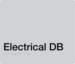 electrical db sign in grey
